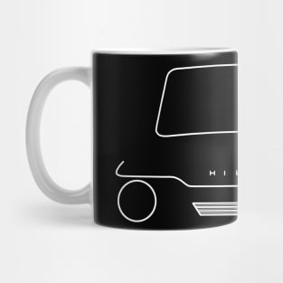 Hillman Super Imp Mark II outline graphic (white) Mug